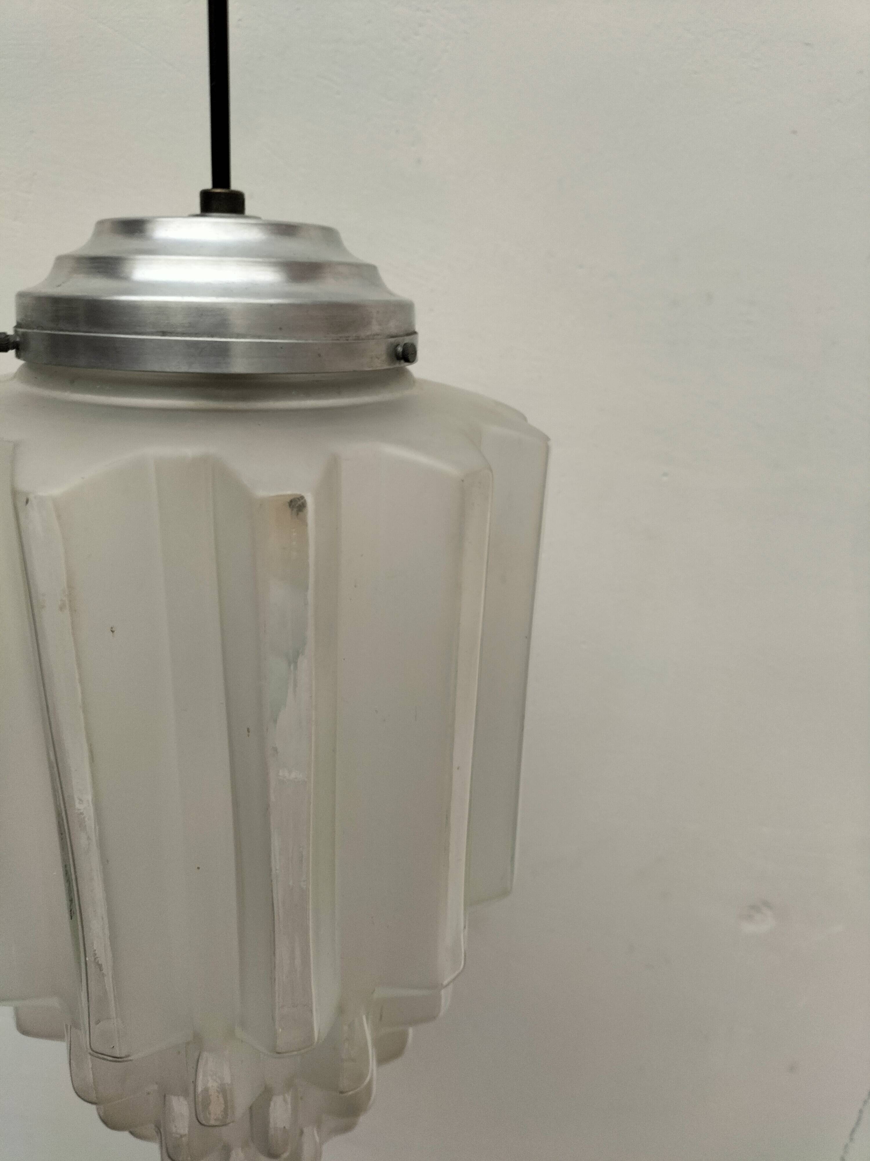 Art deco skycraper pendant lights