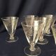Set of 12 glass liqueur glasses from the 1930s 1940s