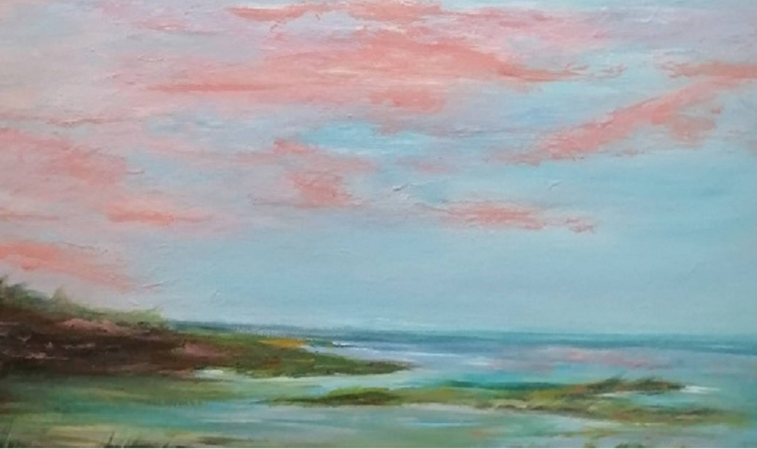 Marine landscape painting, original signed and delivered with its certificate.