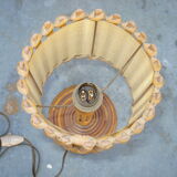 60s bamboo rattan lamp