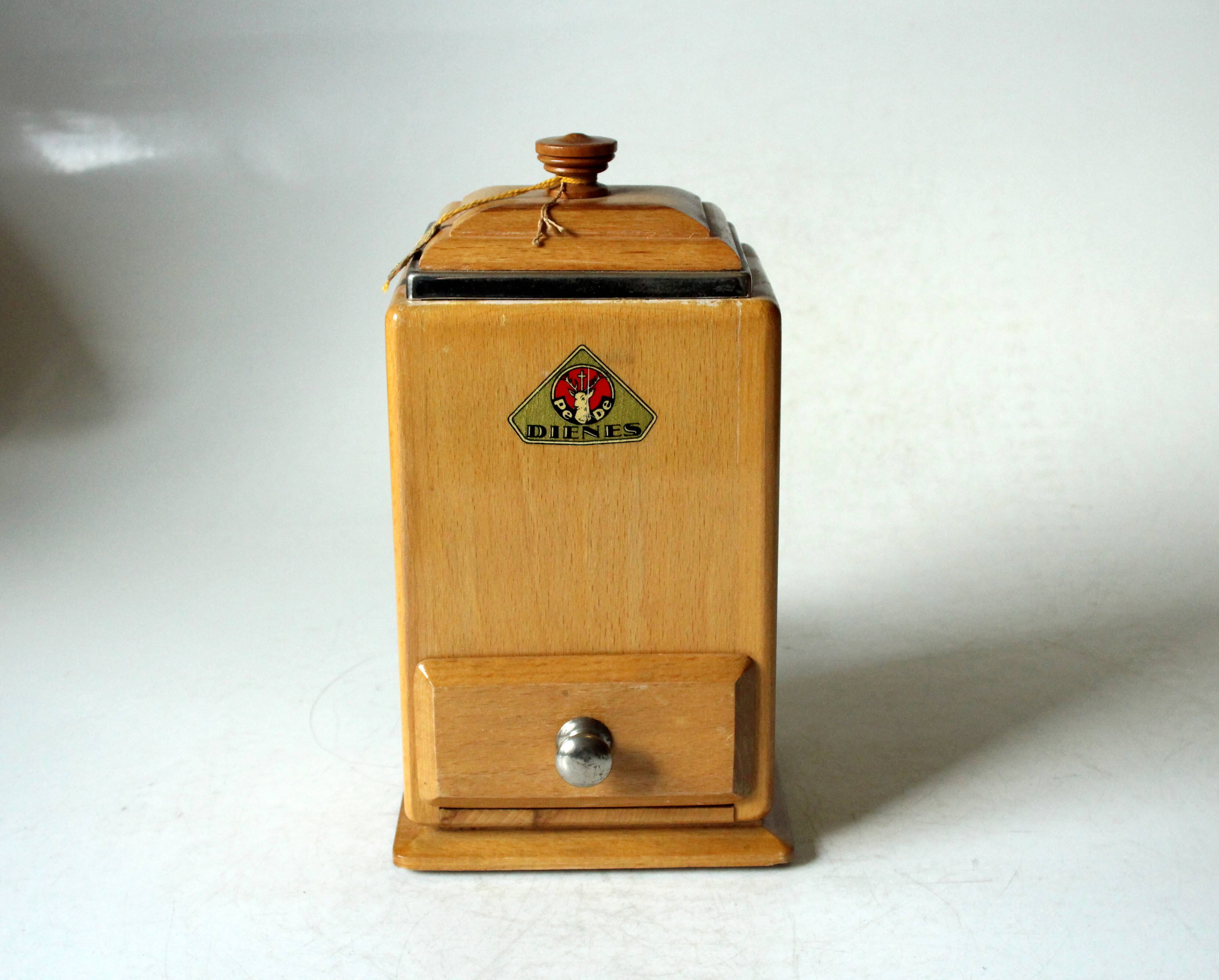 Rare old german coffee grinder by Dienes, complete usuable, made in the beginning of the 1950s