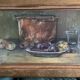Tableau Nature morte aux fruits et pots de confiture