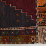 5x8 Red Classic Tapis Teppich Patchwork Rug,242x168Cm