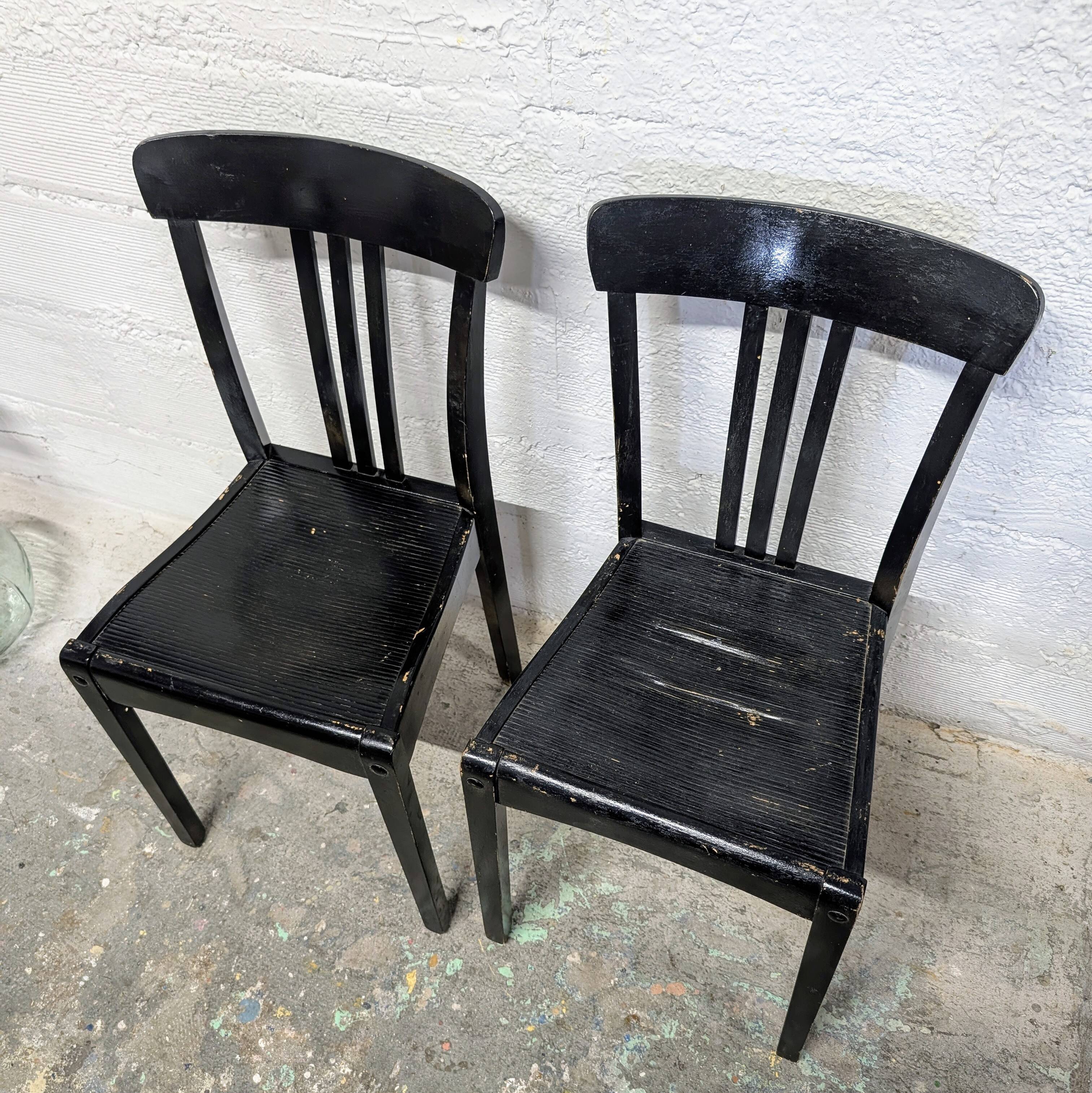 Pair of Stella bistro chairs