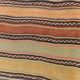 Yellow & Brown Striped Kilim Rug, Turkis Kilim Rug, 152x271Cm
