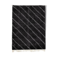 Tapis marocain moderne noir art contemporain 280x370cm
