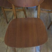 Set of 4 butterfly dining chairs, G-Plan attr. 1960s