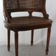 Louis XVI-style canne chair from the late 19th century
