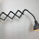 Grey Industrial Gooseneck Scissor Wall Lamp from Elektroinstala, 1960s