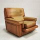 Paire de fauteuils en cuir, 1970