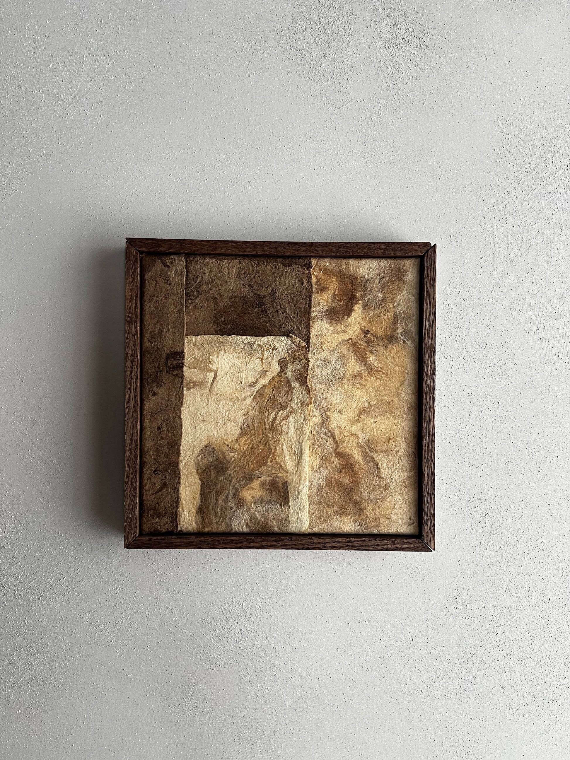 Artwork made of bark paper