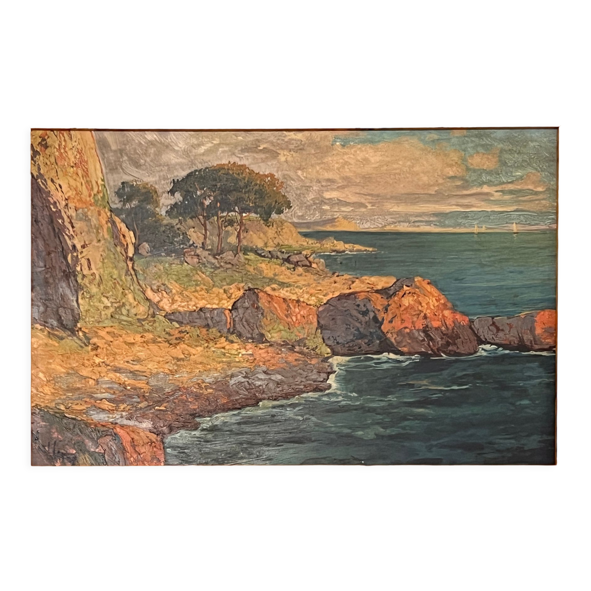 Painting by Henry Malfroy