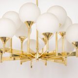 Stunning Sputnik chandelier by Kaiser, Germany, 1970s.