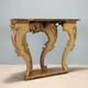 Old eclectic console carved in gilded fir, Italy 19th century