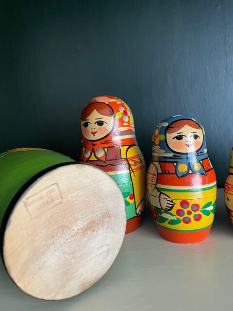 Vintage Russian Matryoshkas Dolls