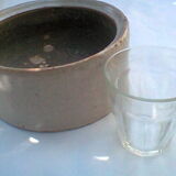 Trinket bowl in raku-yaki