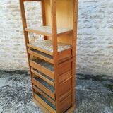 Meuble de métier a tiroirs