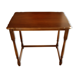 Side table made of walnuttreewood, vintage from the 1960s