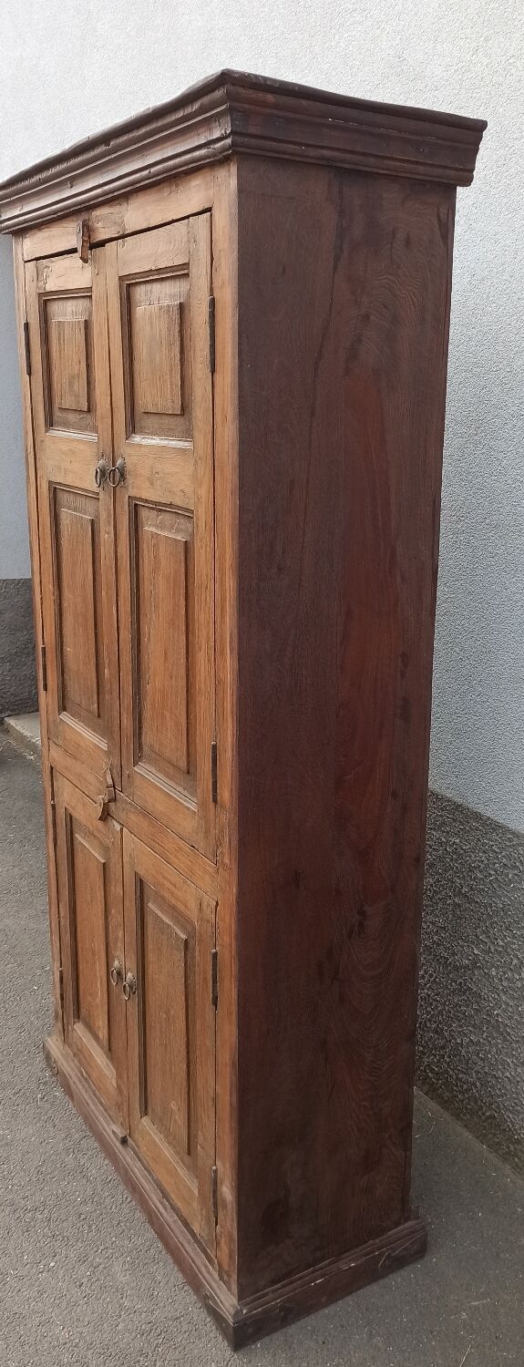 Old wooden wardrobe