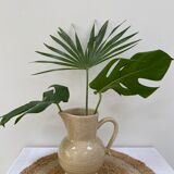 Speckled ceramic vase pitcher