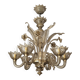 Murano glass chandelier, 6 arms, early 20th century