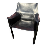 Cassina CAB 413 black armchair
