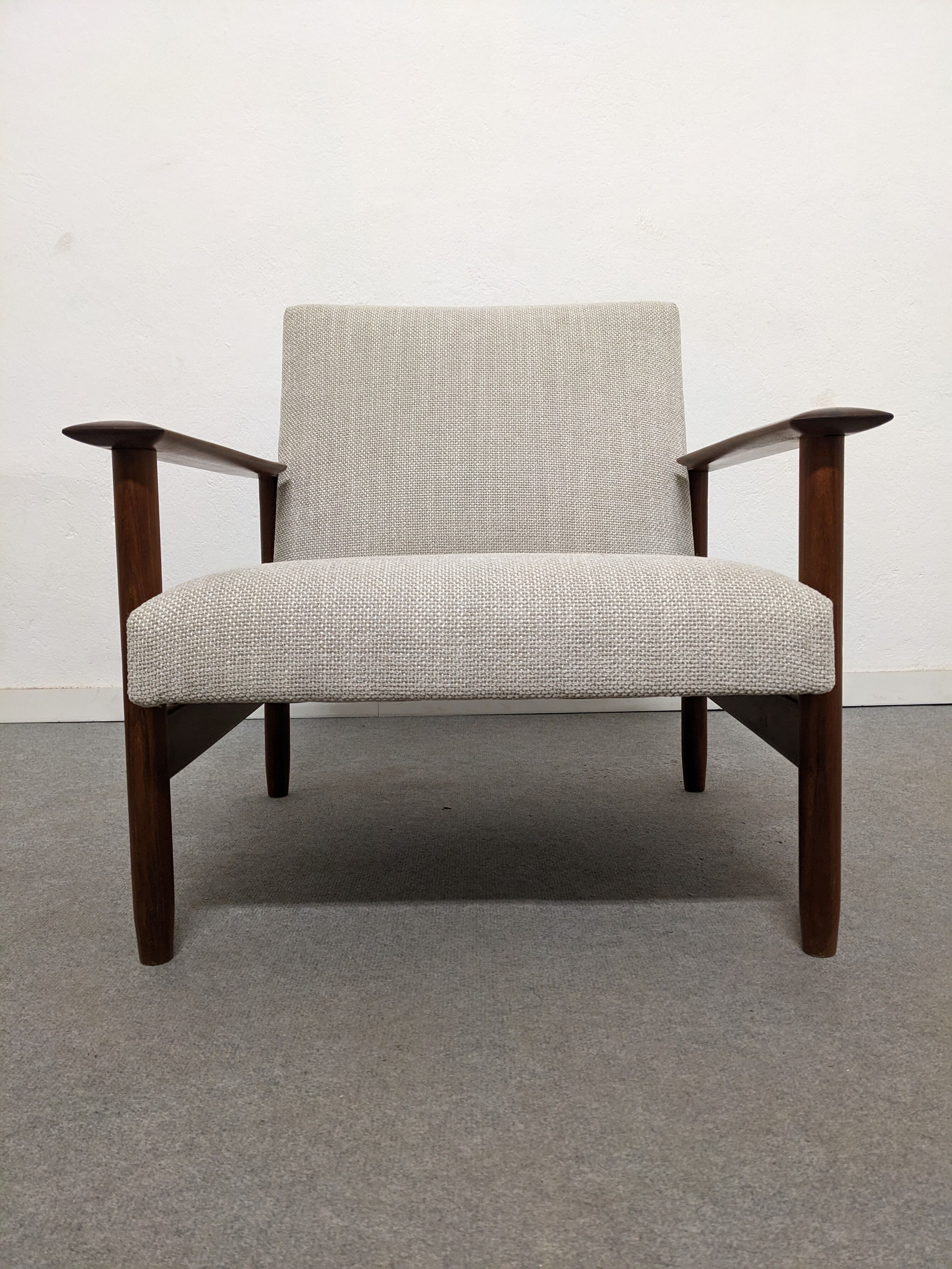 Pair of Danish teak armchairs from the 50s/60s