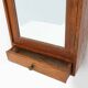 Wooden Wall‑Mounted Shaving Cabinet with Drawer, Belgium, circa 1920