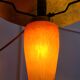 Mushroom lamp in glass paste, vintage