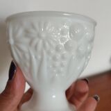 Pot Avon sur socle en verre de lait