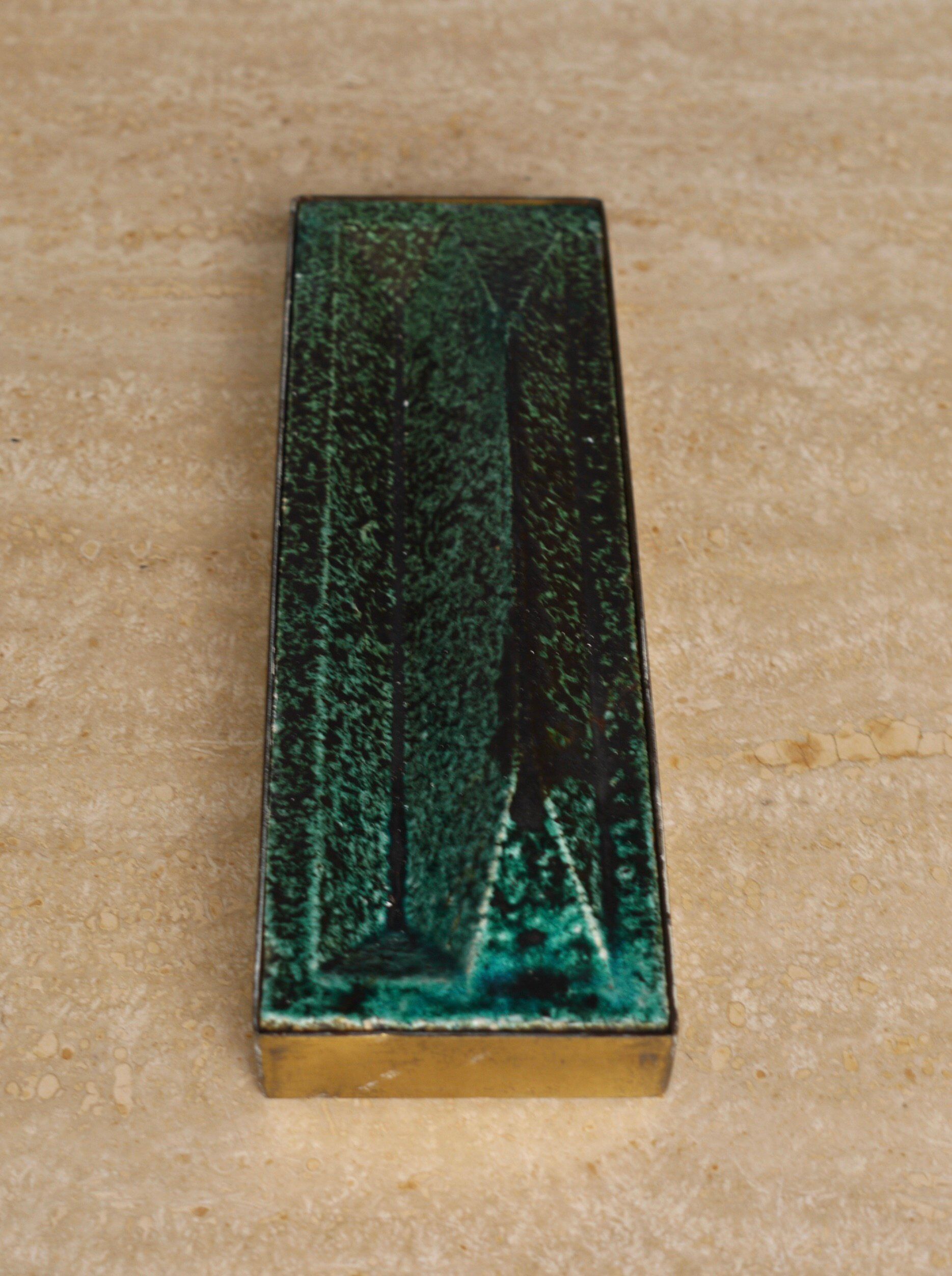 Ceramic Tile Pen Tray by Gio Ponti for Roma Ceramice, 1960s