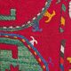 Ancient Uzbek Carpet Mixed Technique Flat Woven, Early 20th Century