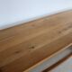 vintage massive oak dining table