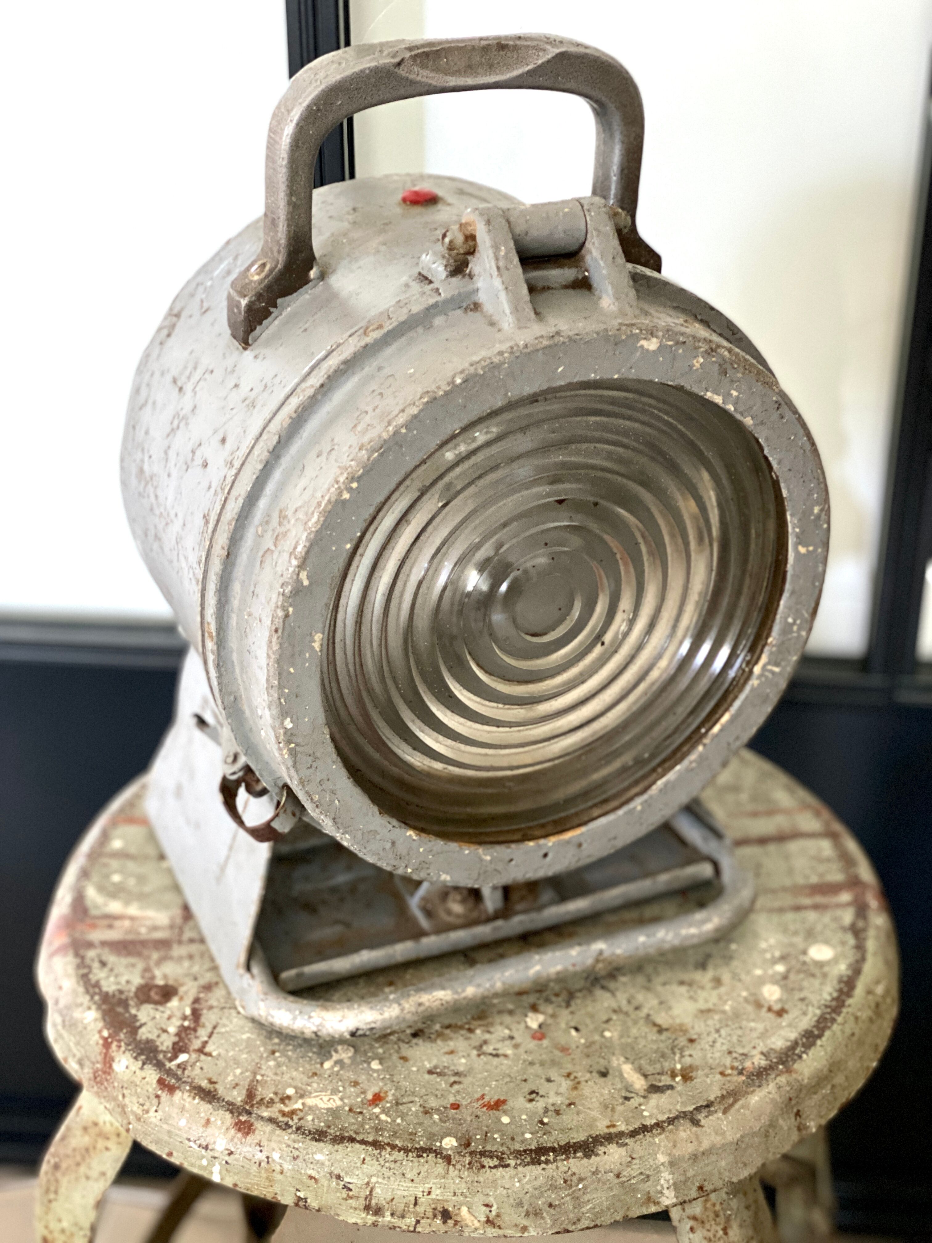 Ancienne lampe SNCF vintage