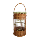 Panier-bar de jardin en rotin