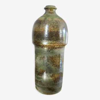 Glazed glazed sandstone soliflore vase 1960