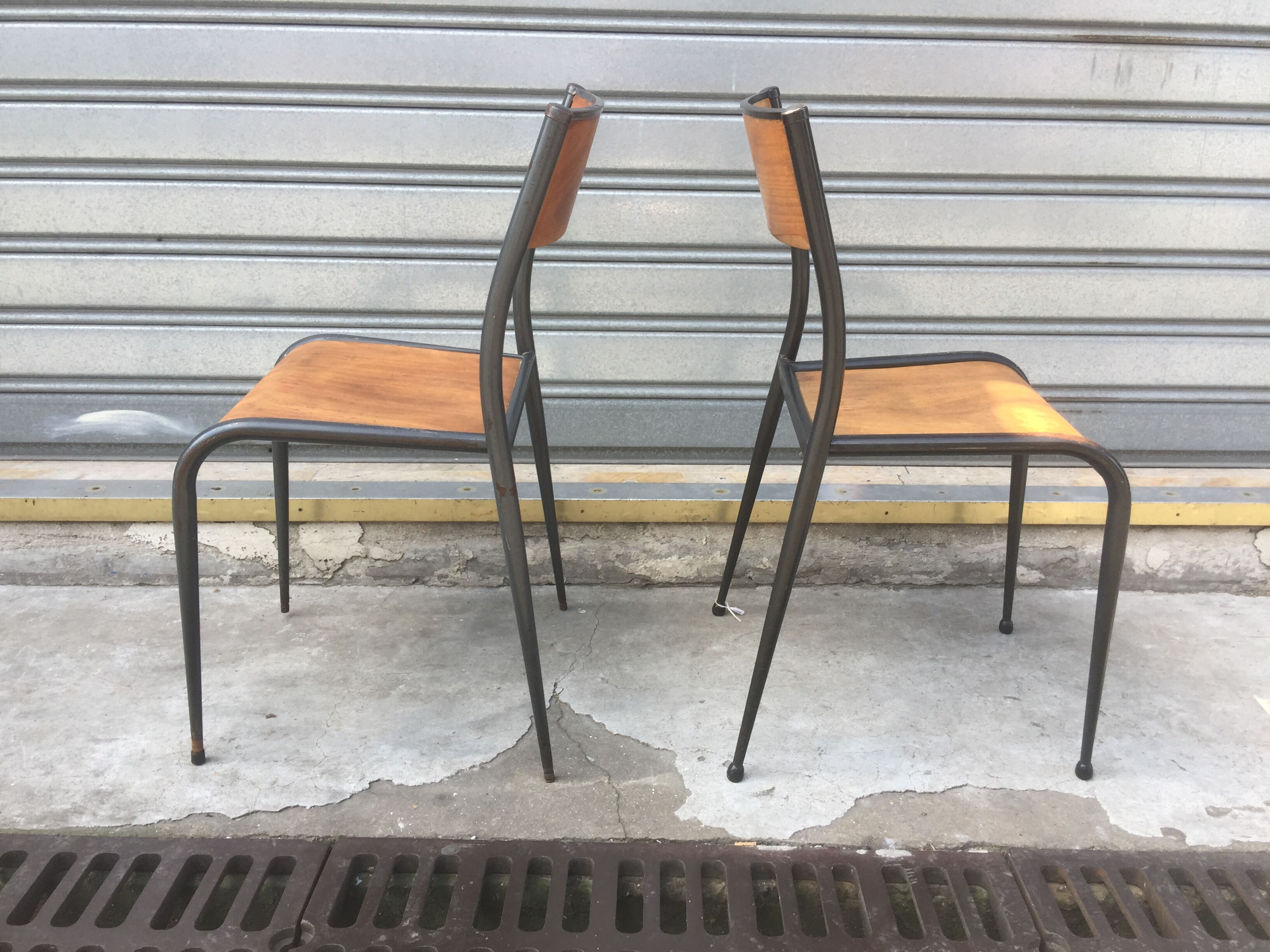 Pair of chairs Mullca 50s