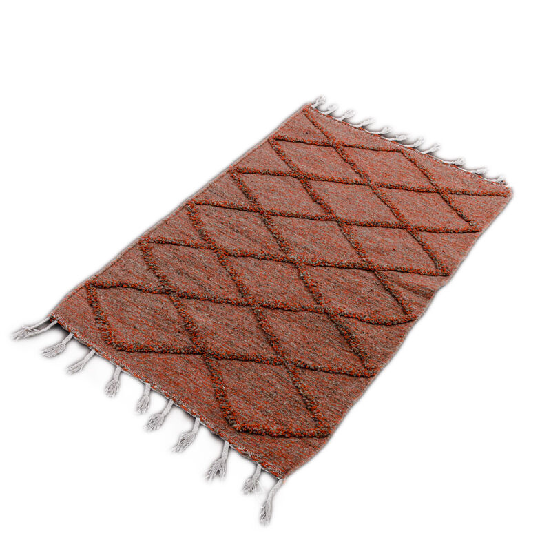 Berber carpet terracota 102x155 cm