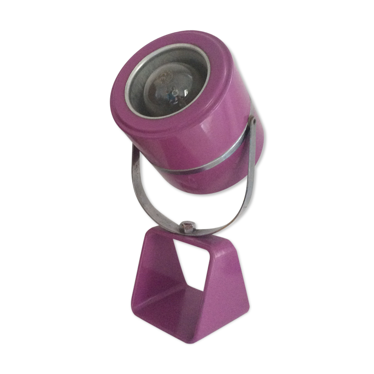 Lamp purple 70s vintage