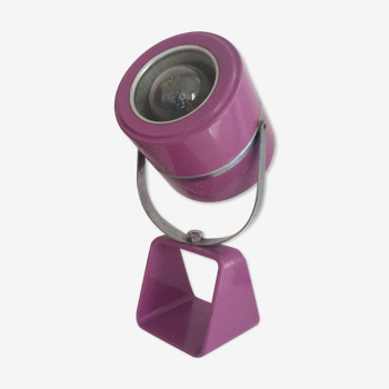 Lampe violette vintage des années 70