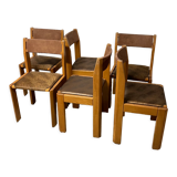 Set of 6 Regain elm house chairs