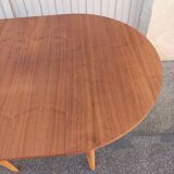 Vintage table with integrated extension