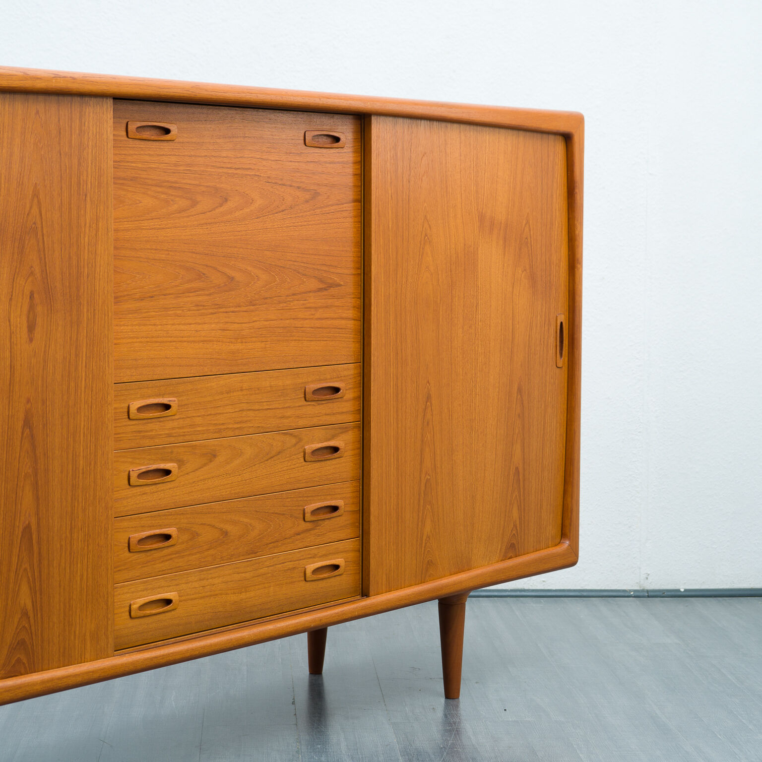 Enfilade haute années 60, Denmark, teck