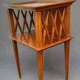 Pair of cherry wood bedside tables/end tables from the 1950s
