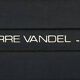 1970s black lacquered metal shelf by Pierre Vandel Paris