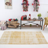 Tapis turc jaune 189x93