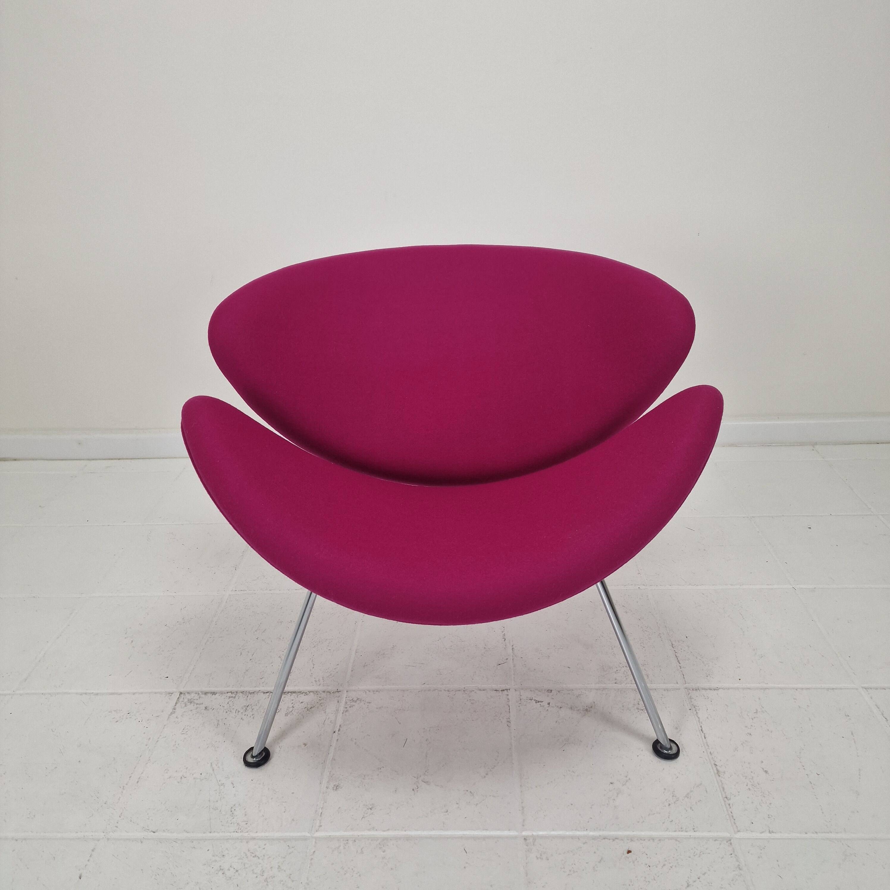 Orange Slice Chair with Ottoman by Pierre Paulin for Artifort, 1980s