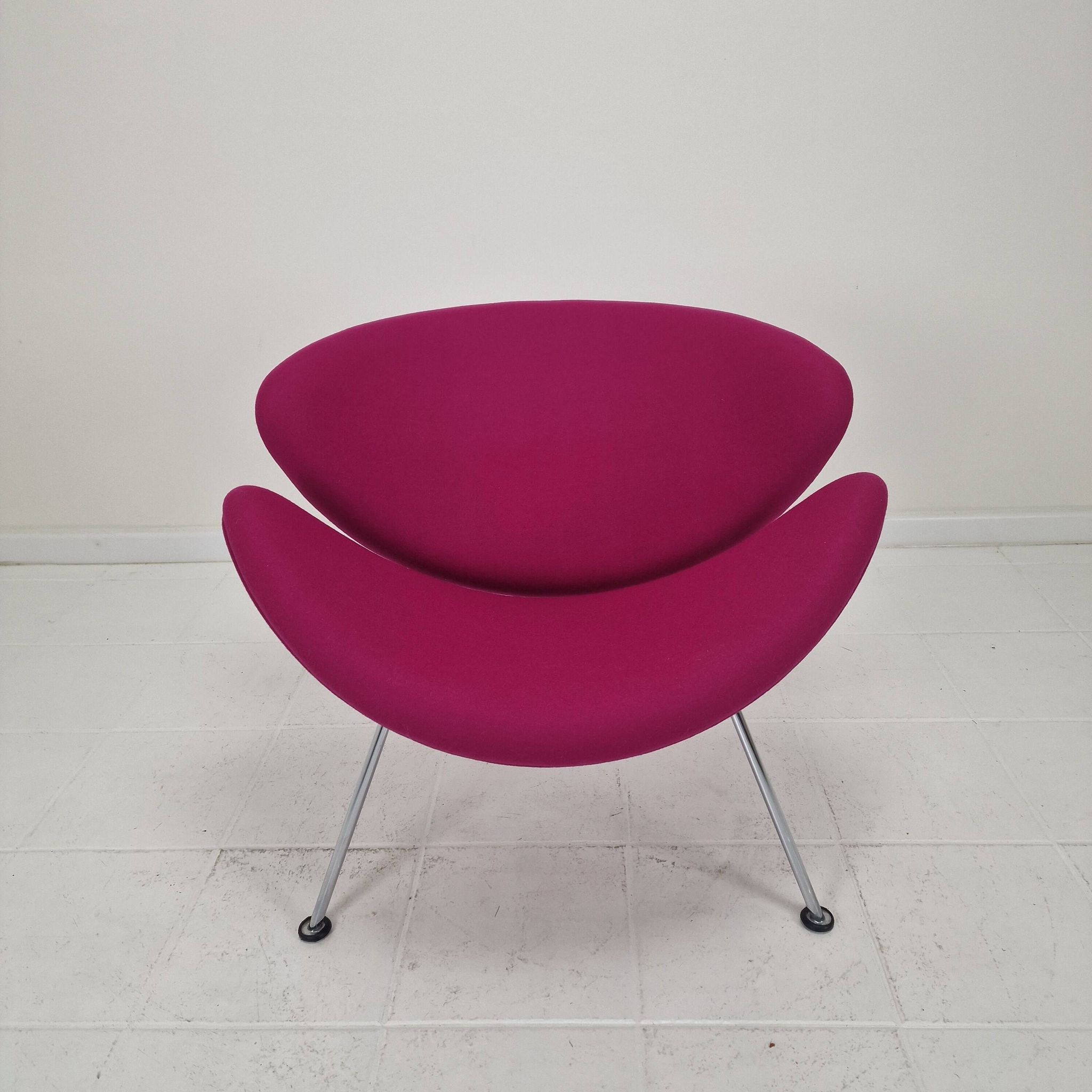 Orange Slice Chair with Ottoman by Pierre Paulin for Artifort, 1980s