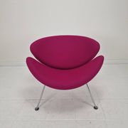 Orange Slice Chair with Ottoman by Pierre Paulin for Artifort, 1980s