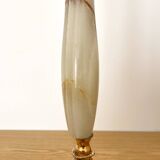 Vintage lamp in onyx and gilded brass - 1950s/60s